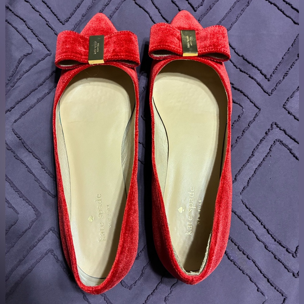 Kate Spade Emile Ref Velvet Loafers